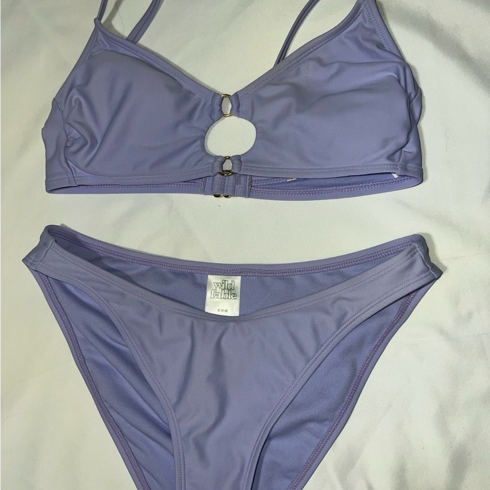 Target Purple Bikini Set with Ring Detail